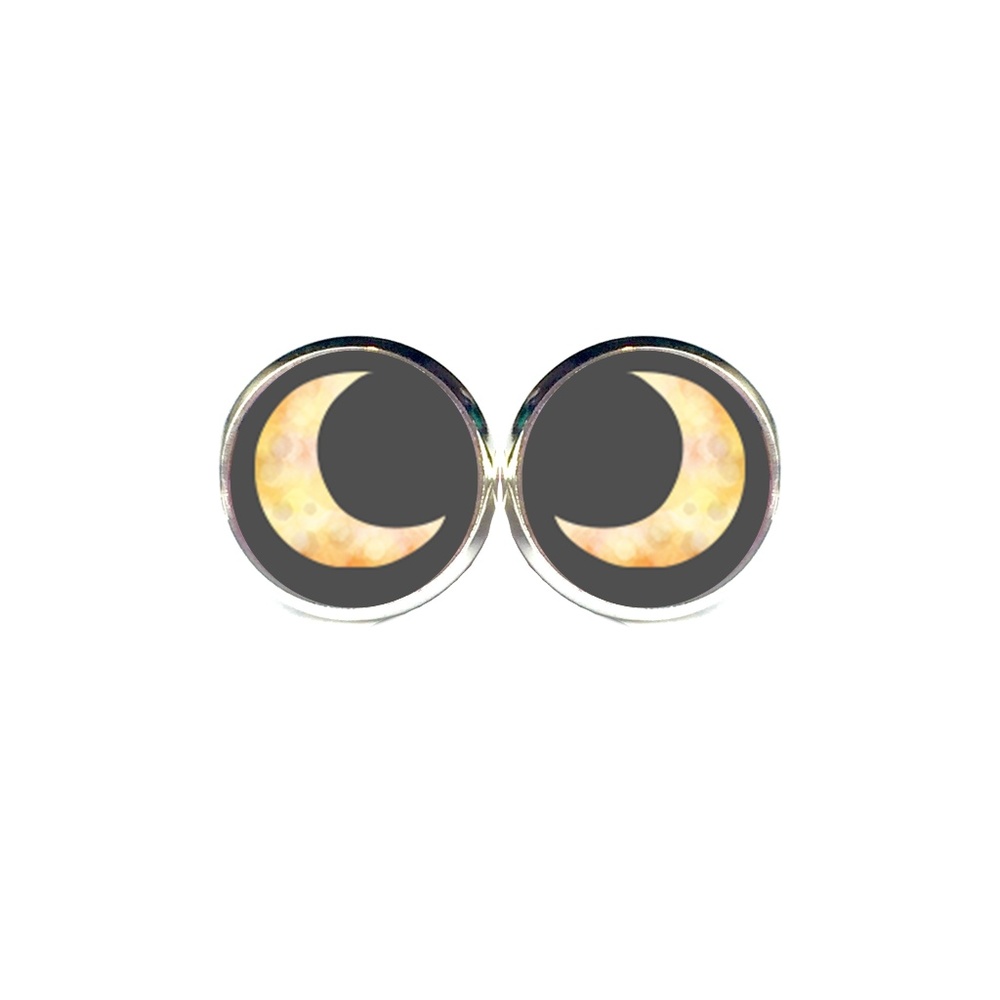 Spooky Moon Earrings - Halloween